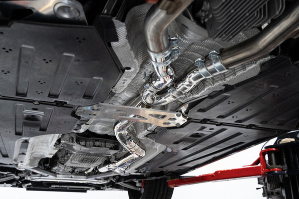 MAD BMW G8x M3 M4 S58 Single Midpipe (Brace Included)