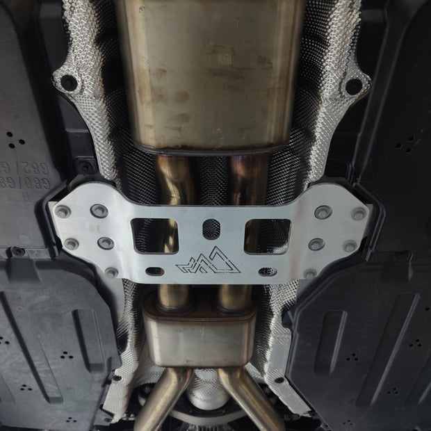 MAD BMW G8x M3 M4 S58 Resonated Single Midpipe (Brace Included)