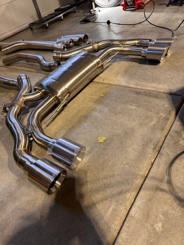 MAD BMW X3M X4M F97 F98  Axle Back Exhaust