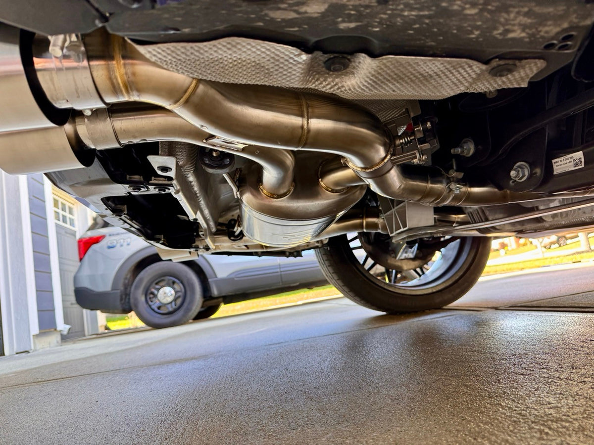 MAD BMW X3M X4M F97 F98  Axle Back Exhaust