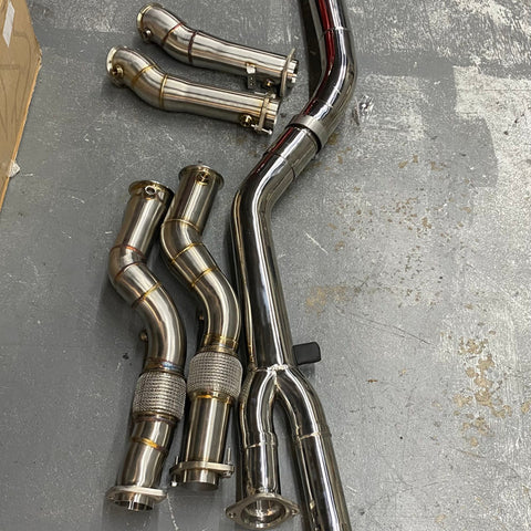 MAD BMW S58 3.5" Fat Boy Downpipes  M2 M3 M4  G87 G80 G82 G83