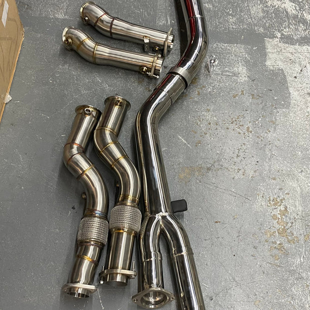 MAD BMW S58 3.5" Fat Boy Downpipes  M2 M3 M4  G87 G80 G82 G83