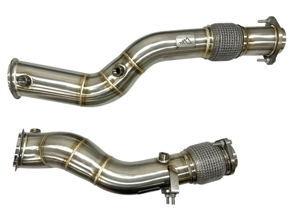 MAD BMW S58 3.5'' FATBOY  X3M & X4M F97 F98 Downpipes