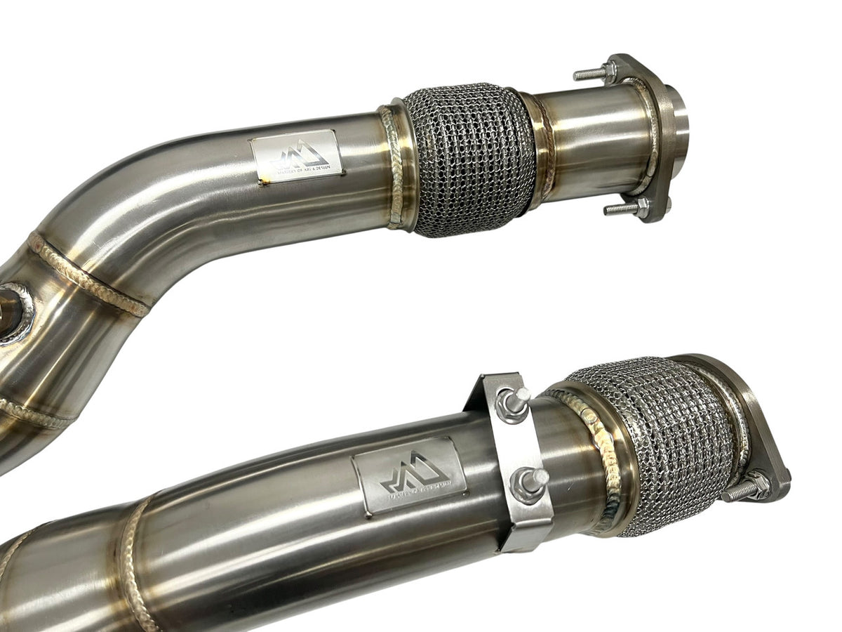 MAD BMW S58 3.5'' FATBOY  X3M & X4M F97 F98 Downpipes