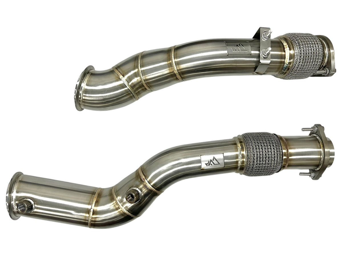 MAD BMW S58 3.5'' FATBOY  X3M & X4M F97 F98 Downpipes