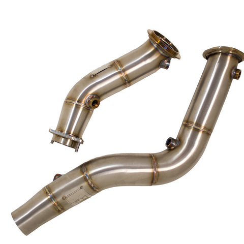 Evolution Racewerks BMW F87/F80/F82/F83 M2/M3/M4 S55 Competition Series Catless Downpipes