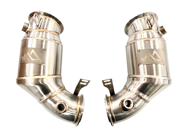 MAD BMW F90 M5 F92 M8 Primary Catted Downpipes S63R