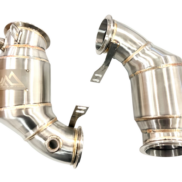 MAD BMW F90 M5 F92 M8 Primary Catted Downpipes S63R