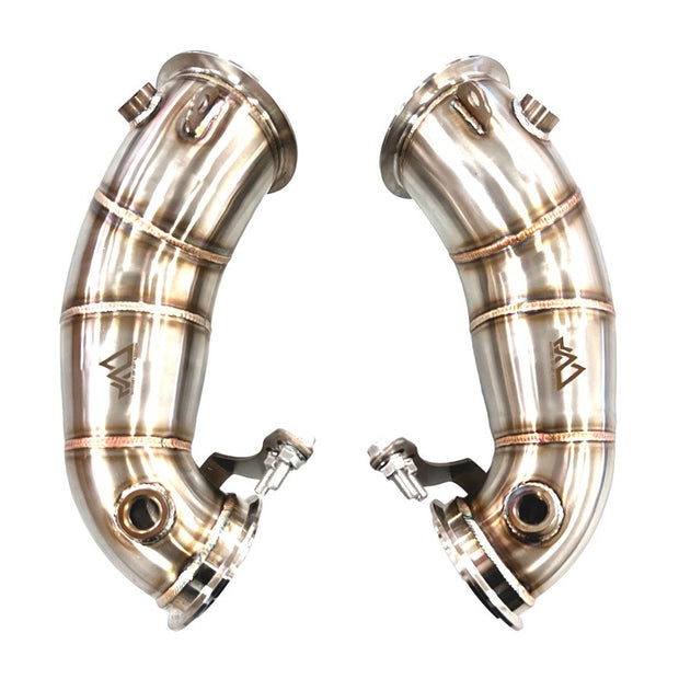 MAD BMW F90 M5 F92 M8 FATBOY Primary Downpipes S63R