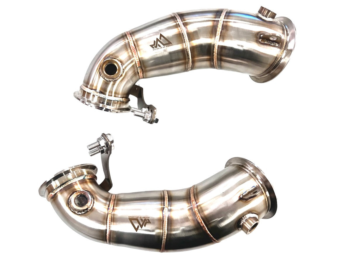 MAD BMW F90 M5 F92 M8 FATBOY Primary Downpipes S63R