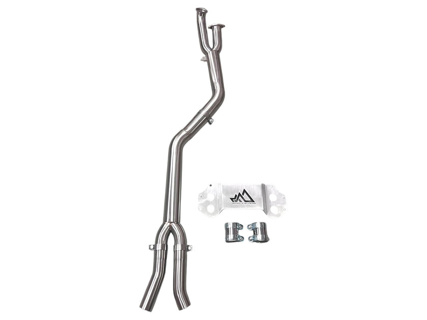 MAD BMW G8x M3 M4 S58 Single Midpipe (Brace Included)