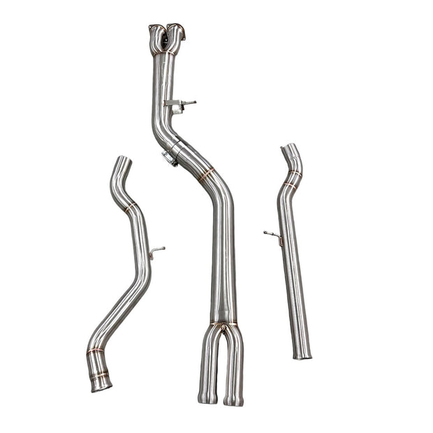 MAD BMW F8x M3 M4 S55 Single Midpipe (Brace Included)
