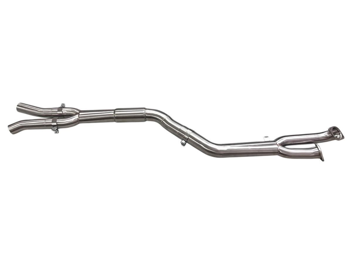 MAD BMW G8x M3 M4 S58 Resonated Single Midpipe (Brace Included)
