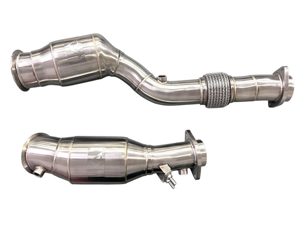 MAD BMW S58 Catted Downpipes M2 M3 M4 G87 G80 G82 G83 W/ No CEL Guarantee & Flex Section