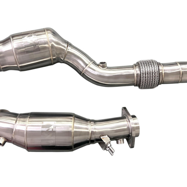 MAD BMW S58 Catted Downpipes M2 M3 M4 G87 G80 G82 G83 W/ No CEL Guarantee & Flex Section