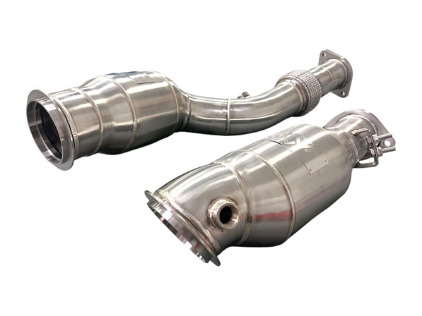 MAD BMW S58 Catted Downpipes M2 M3 M4 G87 G80 G82 G83 W/ No CEL Guarantee & Flex Section