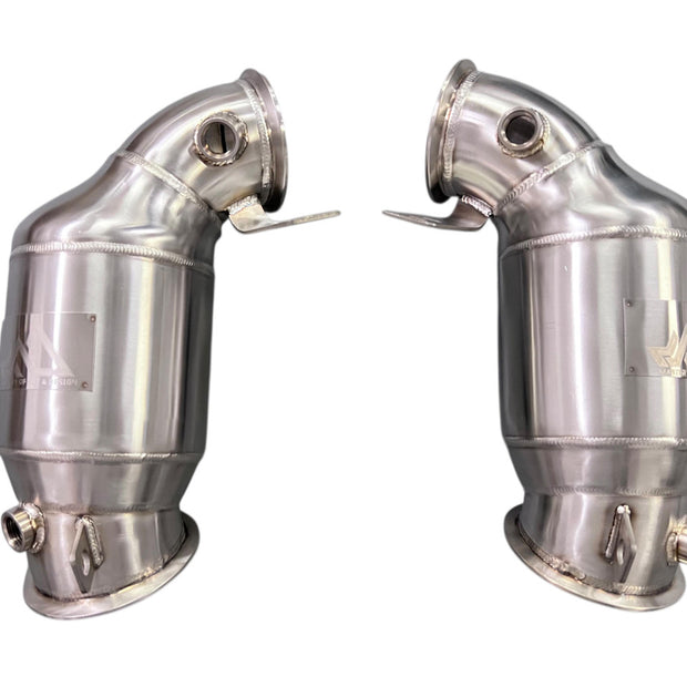 MAD BMW F9x M5 M8 Catted Downpipes W/ No CEL Guarantee
