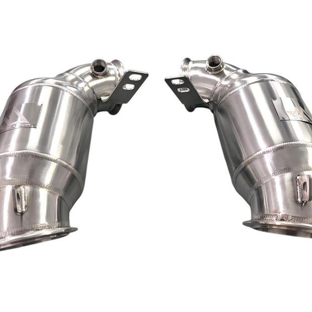 MAD BMW F9x M5 M8 Catted Downpipes W/ No CEL Guarantee