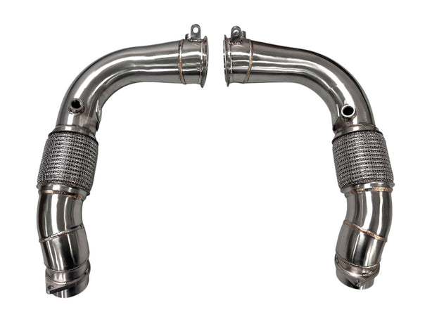 MAD BMW 2024+ S68 Primary Catless Downpipes | G90 G99 M5, F95 F96 X5M/X6M & G05/G06/G07/G09