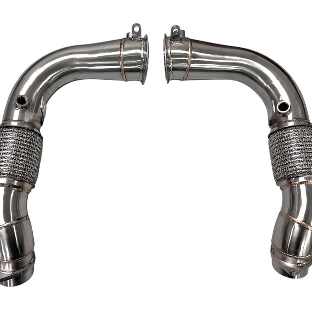 MAD BMW 2024+ S68 Primary Catless Downpipes | G90 G99 M5, F95 F96 X5M/X6M & G05/G06/G07/G09