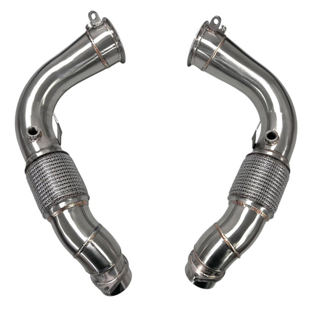 MAD BMW 2024+ S68 Primary Catless Downpipes | G90 G99 M5, F95 F96 X5M/X6M & G05/G06/G07/G09
