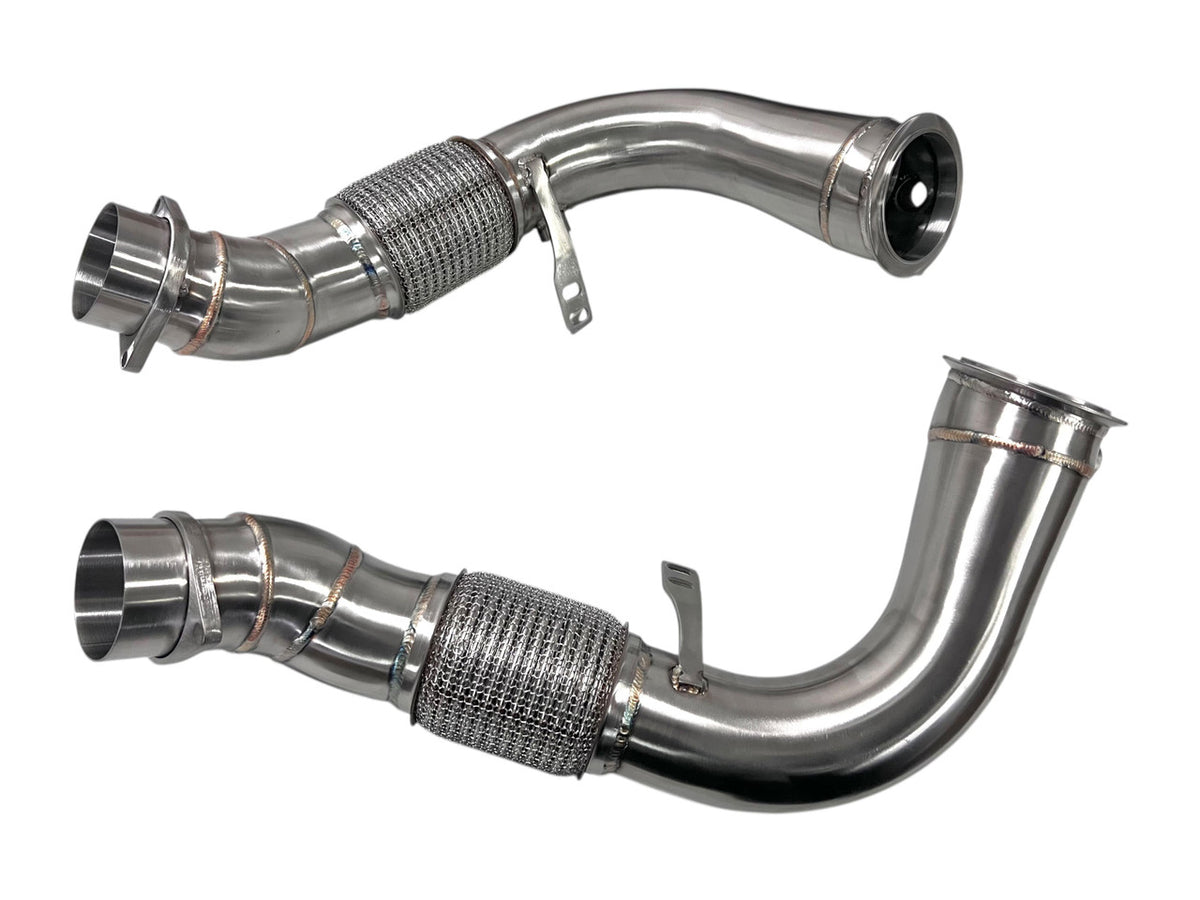 MAD BMW 2024+ S68 Primary Catless Downpipes | G90 G99 M5, F95 F96 X5M/X6M & G05/G06/G07/G09