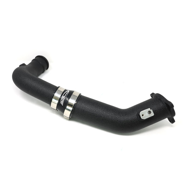 BMS B46 B48 charge pipe BMW aluminum upgrade front view