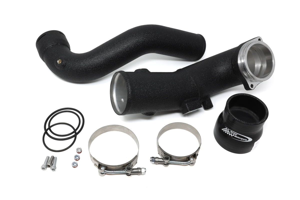 BMW B58TU charge pipe CNC throttle body flange design