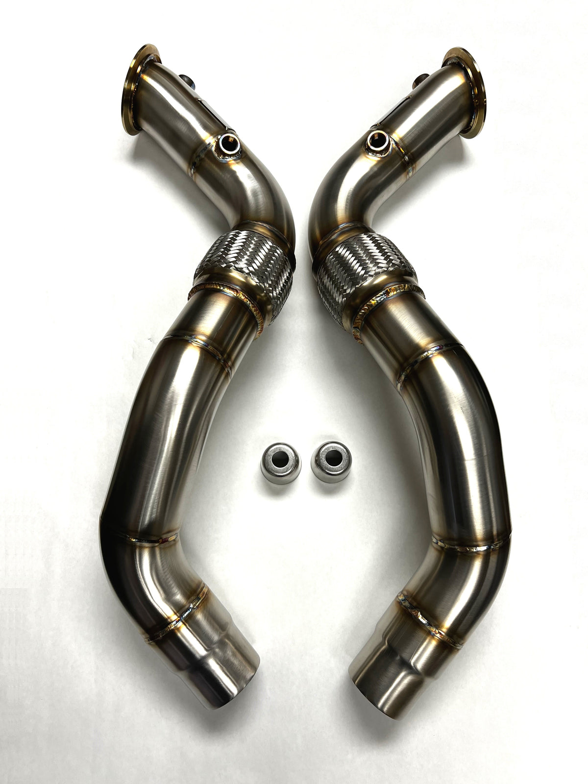 Evolution Racewerks BMW G30/G11/G12/G14/G15/G16/G05/G06/G07 2019+ M550i/750i/M850i/X5 M50i/X6 M50i/X7 M50i N63 Competition Series Catless Downpipes