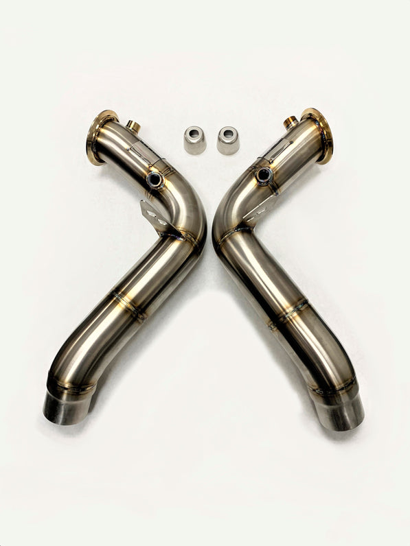 Evolution Racewerks BMW F10/F12/F13 2012-16 M5/M6 S63 Competition Series Catless Downpipes