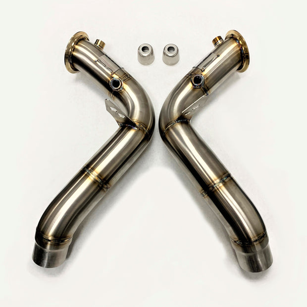 Evolution Racewerks BMW F10/F12/F13 2012-16 M5/M6 S63 Competition Series Catless Downpipes