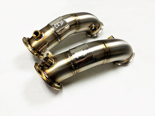 Evolution Racewerks BMW F90/F91/F92/F93 2018-23 M5/M8 S63M Competition Series Catless Primary Downpipe