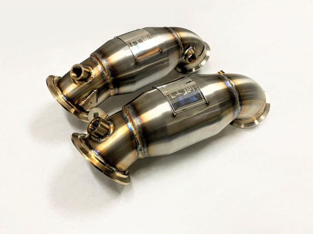Evolution Racewerks BMW F95/F96 2019-23 X5M/X6M S63M Sports Series High-Flow Catted Primary Downpipe