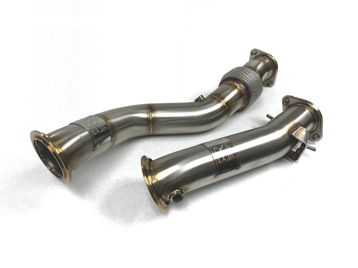 Evolution Racewerks BMW G87/G80/G81/G82/G83 2021+ M2/M3/M4 S58 Competition Series Catless Downpipes