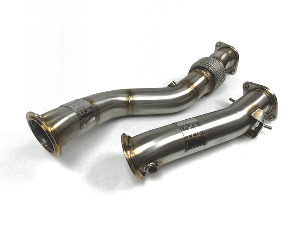 Evolution Racewerks BMW G87/G80/G81/G82/G83 2021+ M2/M3/M4 S58 Competition Series Catless Downpipes