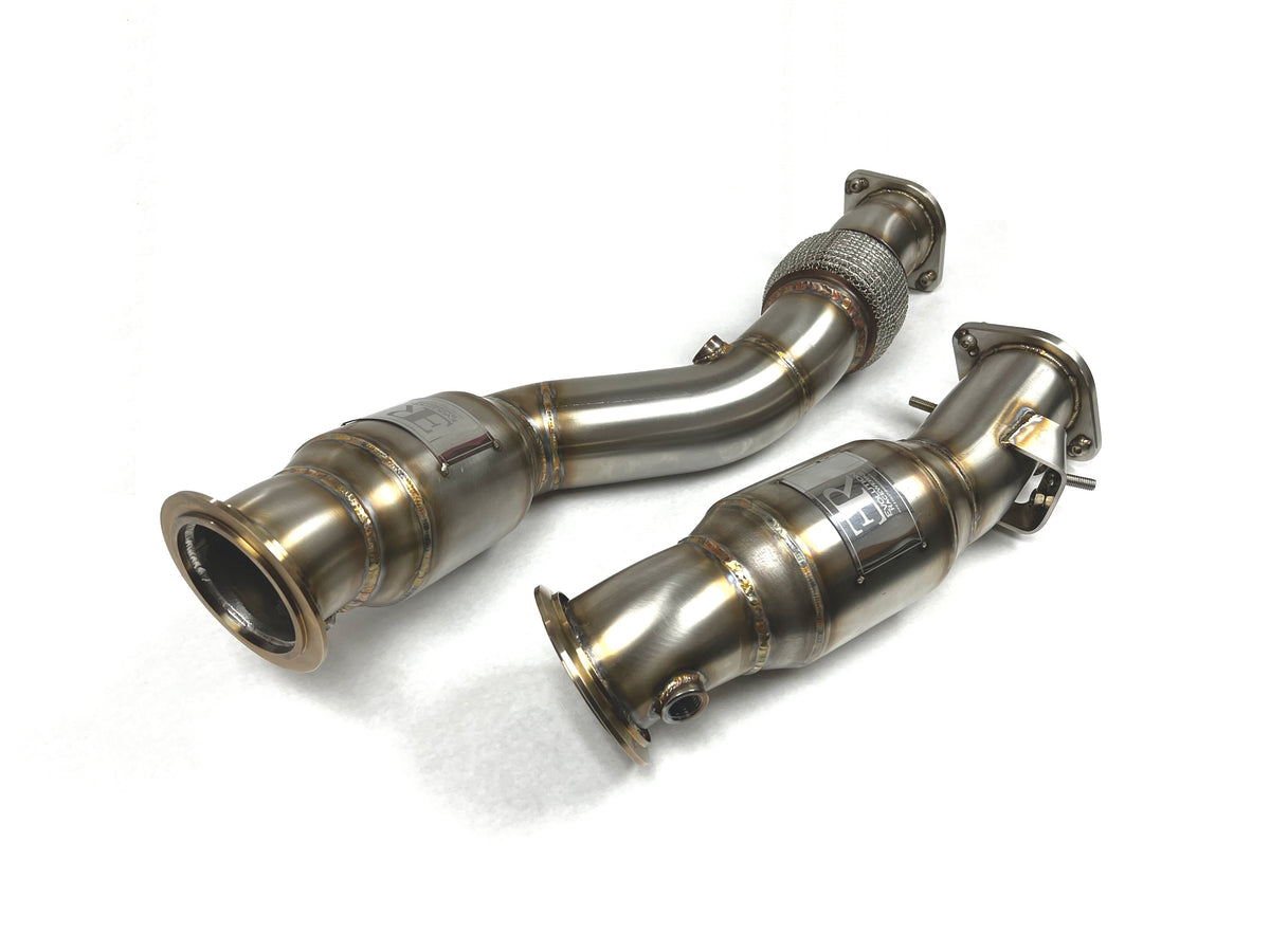 Evolution Racewerks BMW G87/G80/G81/G82/G83 2021+ M2/M3/M4 S58 Sports Series High-Flow Catted Downpipes
