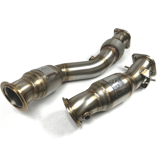 Evolution Racewerks BMW G87/G80/G81/G82/G83 2021+ M2/M3/M4 S58 Sports Series High-Flow Catted Downpipes