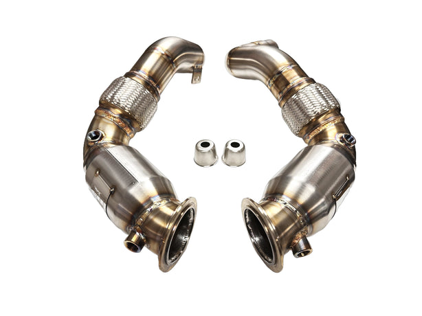 Evolution Racewerks BMW G30/G11/G12/G14/G15/G16/G05/G06/G07 2019+ M550i/750i/M850i/X5 M50i/X6 M50i/X7 M50i N63 Sports Series High-Flow Catted Downpipes