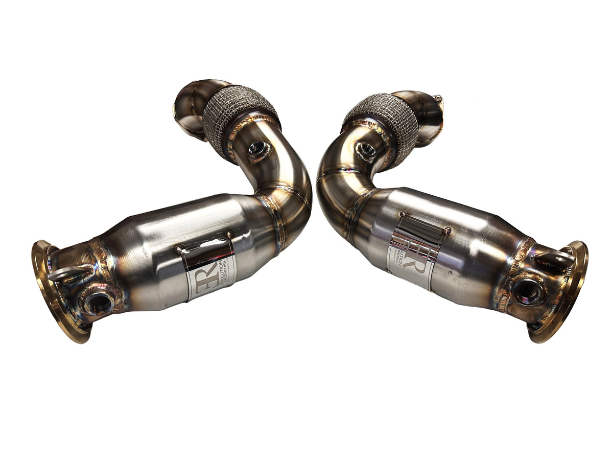 Evolution Racewerks BMW G05/G06/G07 2024+ X5/X6/X7 M60i S68 Sports Series High-Flow Catted Primary Downpipe