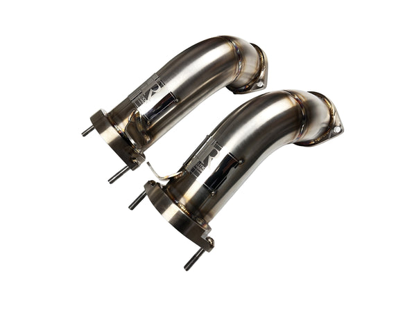 Evolution Racewerks BMW F95/F96 2024+ X5M/X6M S68 Competition Series Catless Secondary Downpipes LCI