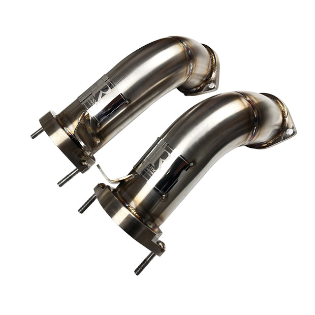 Evolution Racewerks BMW F95/F96 2024+ X5M/X6M S68 Competition Series Catless Secondary Downpipes LCI