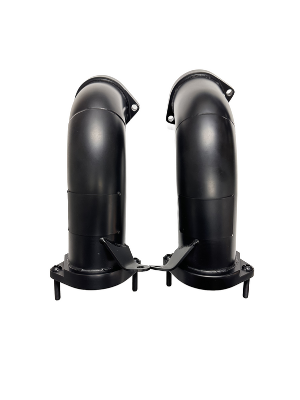 Evolution Racewerks BMW F95/F96 2024+ X5M/X6M S68 Competition Series Catless Secondary Downpipes LCI