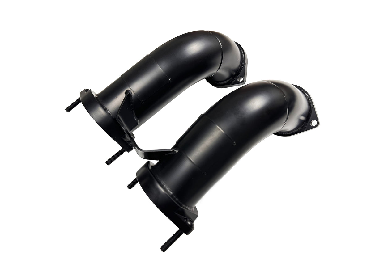 Evolution Racewerks BMW F95/F96 2024+ X5M/X6M S68 Competition Series Catless Secondary Downpipes LCI