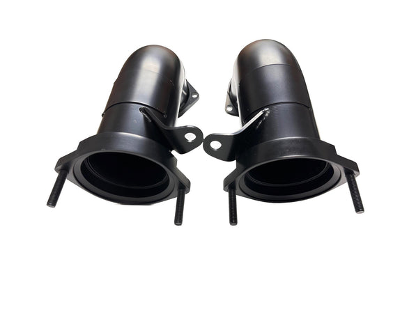 Evolution Racewerks BMW F95/F96 2024+ X5M/X6M S68 Competition Series Catless Secondary Downpipes LCI