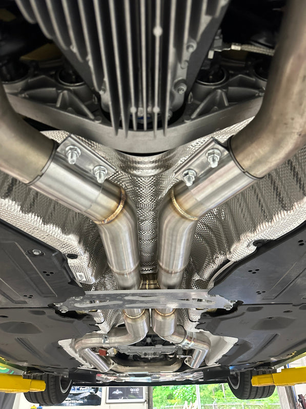 MAD BMW S58  Resonated H-Pipe Midpipe M2 G87