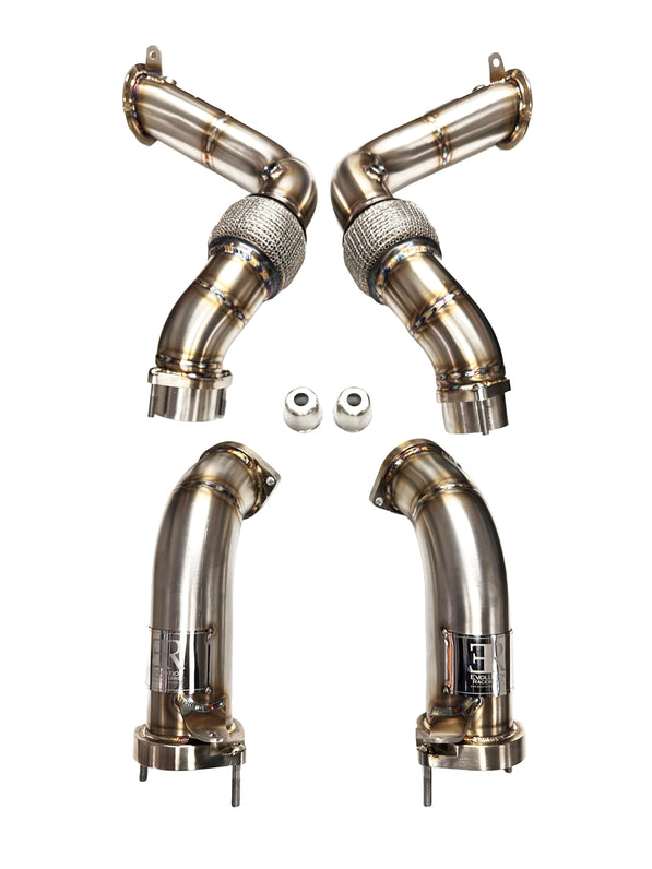 Evolution Racewerks BMW G05/G06/G07 2024+ X5/X6/X7 M60i S68 Competition Series Catless Downpipes