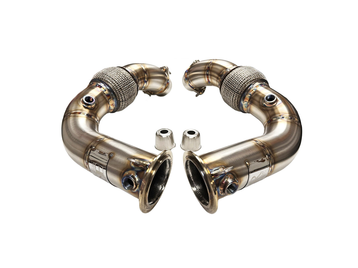Evolution Racewerks BMW G05/G06/G07 2024+ X5/X6/X7 M60i S68 Competition Series Catless Primary Downpipe