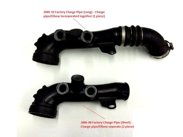 Evolution Racewerks BMW E8X/E9X 2009-10 135i/335i/1M N54 Charge Pipe Kit TiAL BOV Long Version