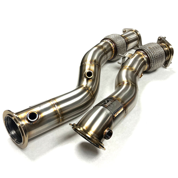 Evolution Racewerks BMW F97/F98 2020+ X3M/X4M S58 Competition Series Catless Downpipes